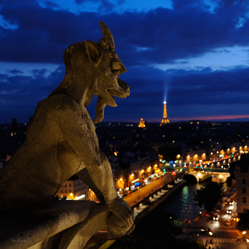 Chimère et Tour Eiffel