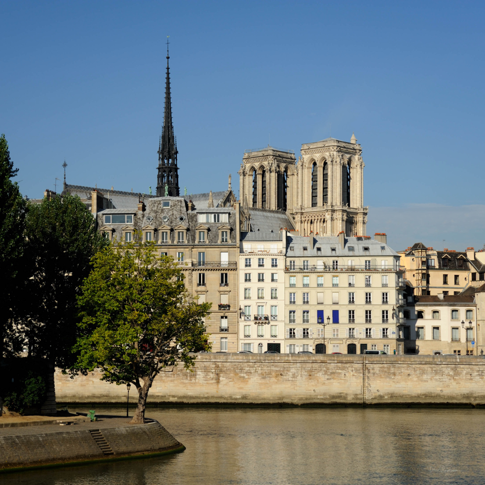 ND Paris depuis le quai de l'hotel de ville