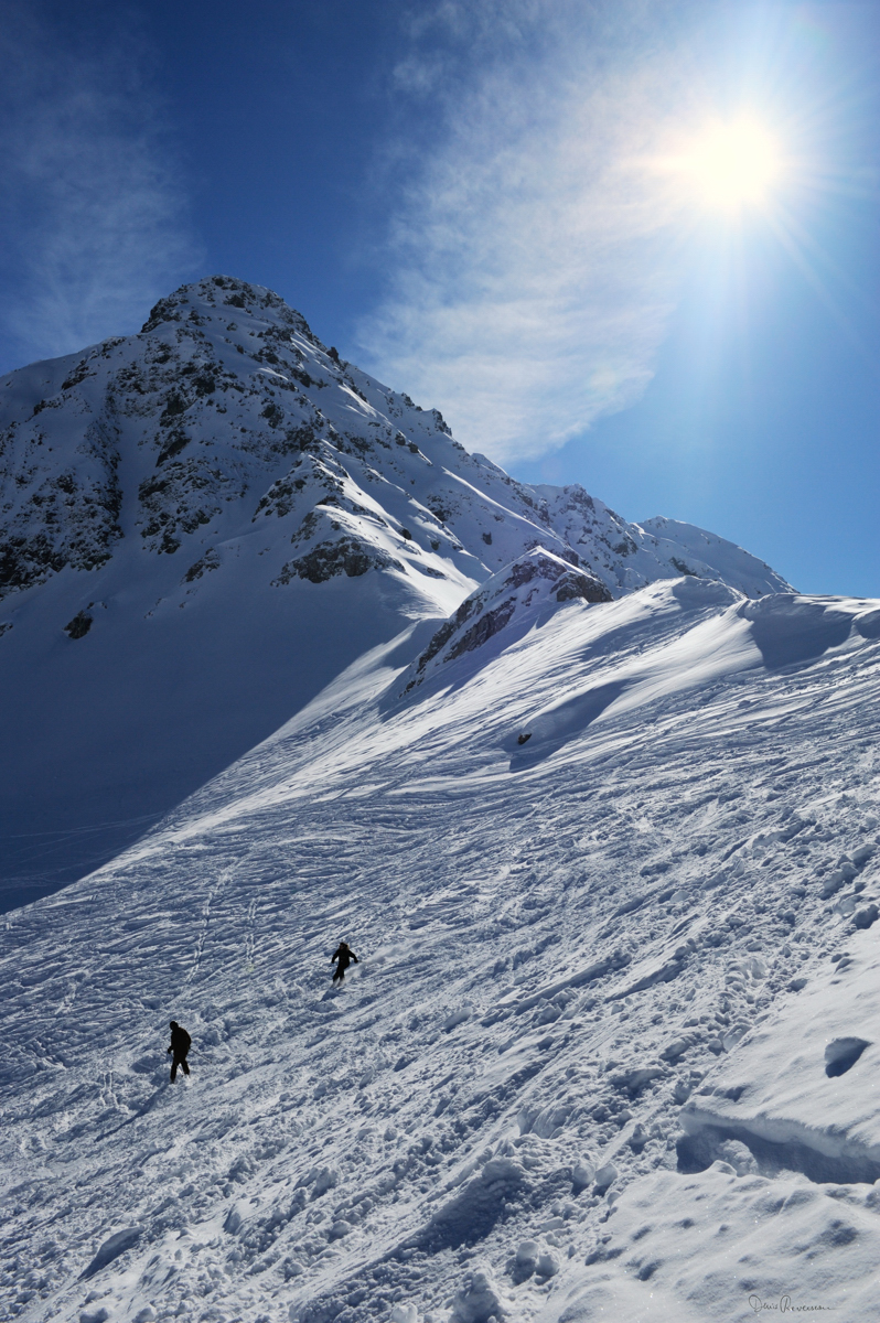 Descente hors piste