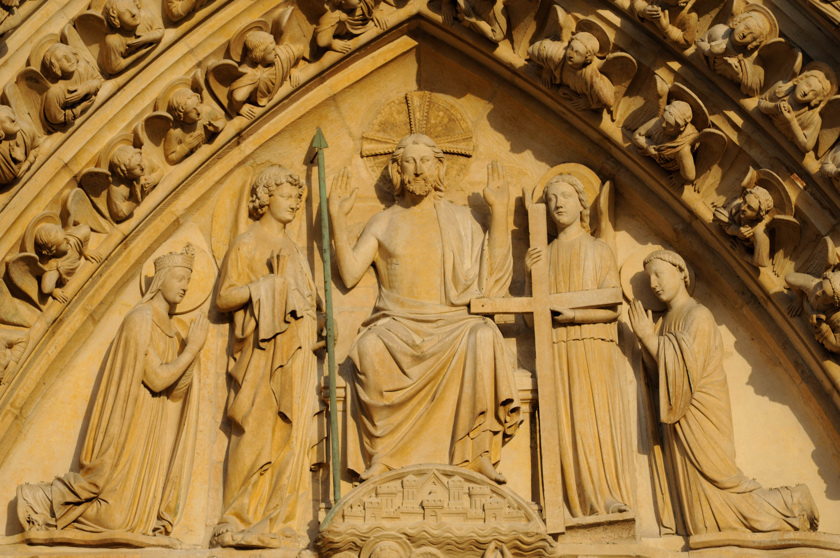 diaporama Tympan du jugement, ND Paris