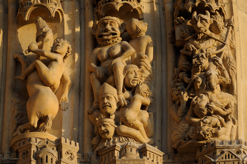 Scène de l'enfer, ND Paris