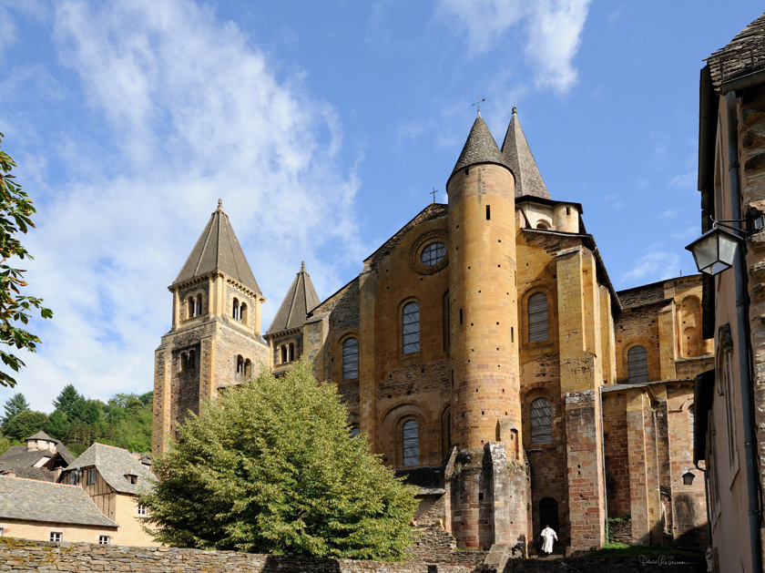 Conques, façade sud