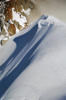 Vers l'Aiguille du Midi