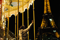 Manège face à la Tour Eiffel