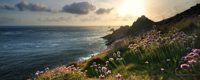 Coucher de soleil à la pointe du Raz