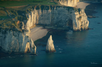 Etretat, porte d'aval et Manneporte