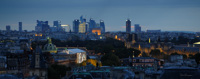 Panorama sur La Défense, depuis Notre-Dame