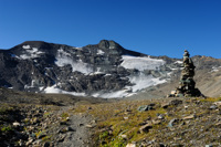 Montée depuis le refuge du Fond des Fours vers le col de la Rocheure, Vanoise