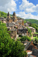 Village de Conques et l'abbatiale Ste Foy