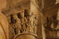 Chapiteau Conques : martyre de Ste Foy