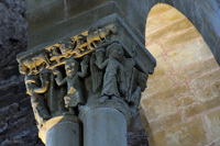 Chapiteau Conques : prophète Daniel