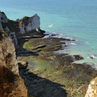 Marée basse sur la porte d'aval